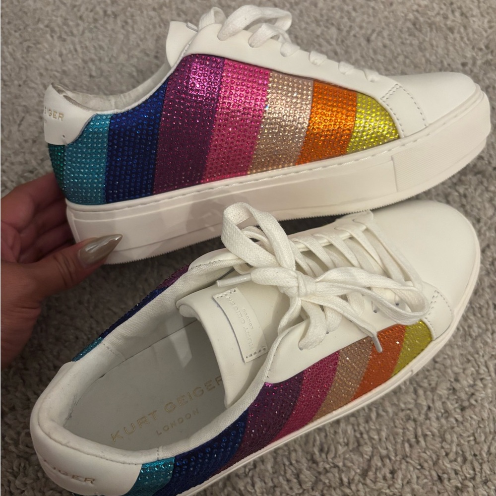 Kurt Geiger Multicolor Rainbow Sneakers